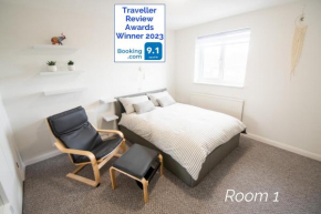 Town House Chantry - With Self Check In and Free Parking - Rooms at ipswichdigs